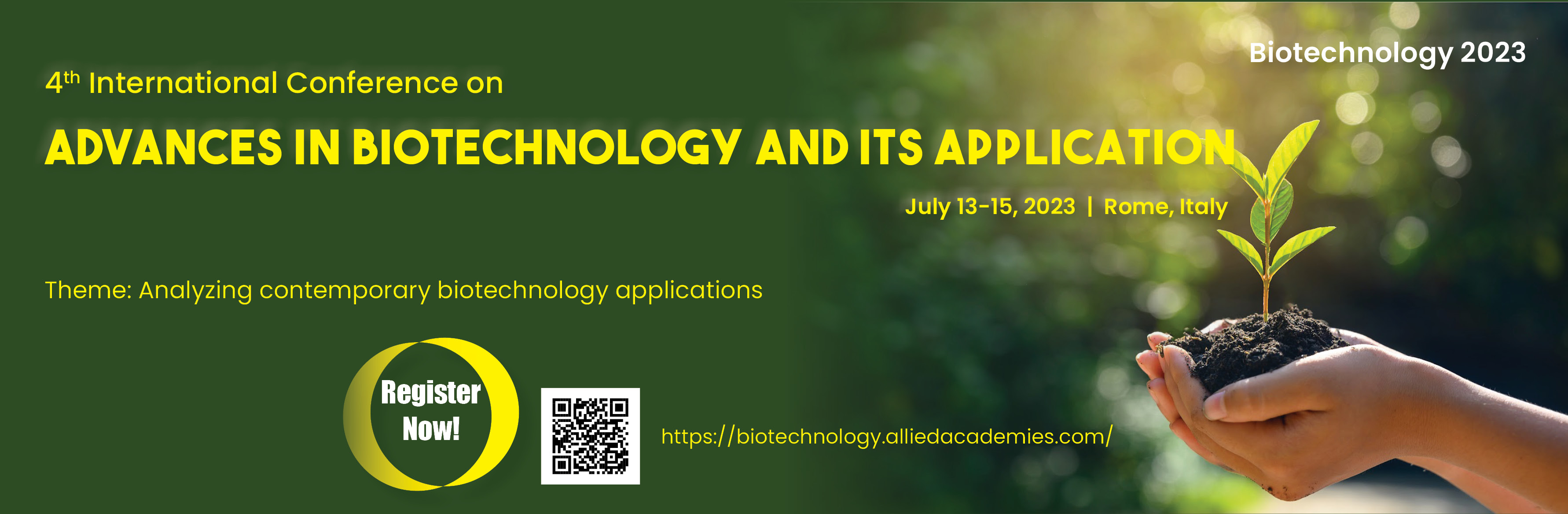 Biotechnology Conferences 2023 Biotechnology Conference